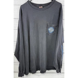 Vintage Y2K Harley Davidson Racine Wisconsin Grafik Langarm Tasche TShirt 3X - Bild 1 von 4