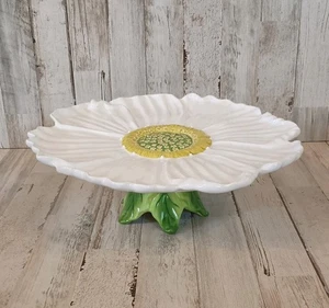 Nanette Vacher for Ambiance Collections Cosmos Pedestal Cake Stand Plate Handmad - Picture 1 of 9