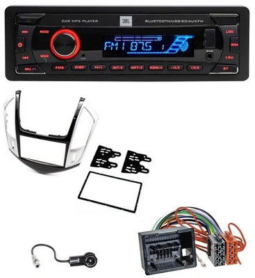 Radio de coche JBL AUX MP3 USB Bluetooth SD para Chevrolet Cruze 2011-2016 plata Foto 1 de 4