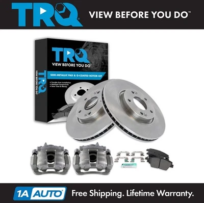 TRQ Front Brake Pad & Rotor Kit Fits 2011-2014 Hyundai Sonata — 第 1/4 张图片