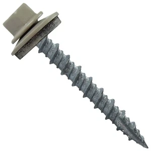 250Qty 1.5" Metal Siding / Roofing Screws Hex Head Ash Gray - Picture 1 of 1