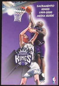 1999-00 SACRAMENTO KINGS NBA BASKETBALL GUÍA DE MEDIOS - Imagen 1 de 1