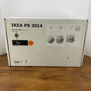 NEW IKEA PS 2014 Ceiling Pendant Lamp White Copper Orange Deathstar - Picture 1 of 7