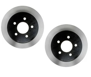 Pair Set Of 2 Solid Rear Disc Brake Rotors Dia 284 mm ACDelco For Ford Mercury - Picture 1 of 1