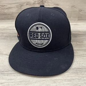 Boston Red Sox New Era Snapback Hat MLB Baseball 100% Wool Embroidered - Picture 1 of 8