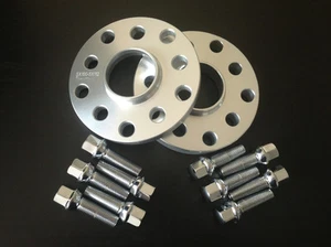 2 Pc Audi ( 12 MM Thick ) Hub Centric Wheel Spacers W/10 Extended Lug Bolts - Picture 1 of 1