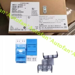 50PCS/Lot New 8-1375055-6 Unshielded CAT6 Network Jack Module Blue - Picture 1 of 3