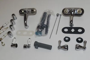 Delta Plumbing Lot Of plumbing parts Delta Bathroom Faucets + Various Other Piec - Picture 1 of 4