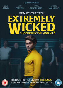 Extremely Wicked, Shockingly Evil and Vile DVD (2019) Zac Efron, Berlinger