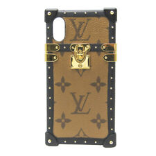 Louis Vuitton Monogram Monogram Phone Bumper For IPhone X Black,Brown E BF569125