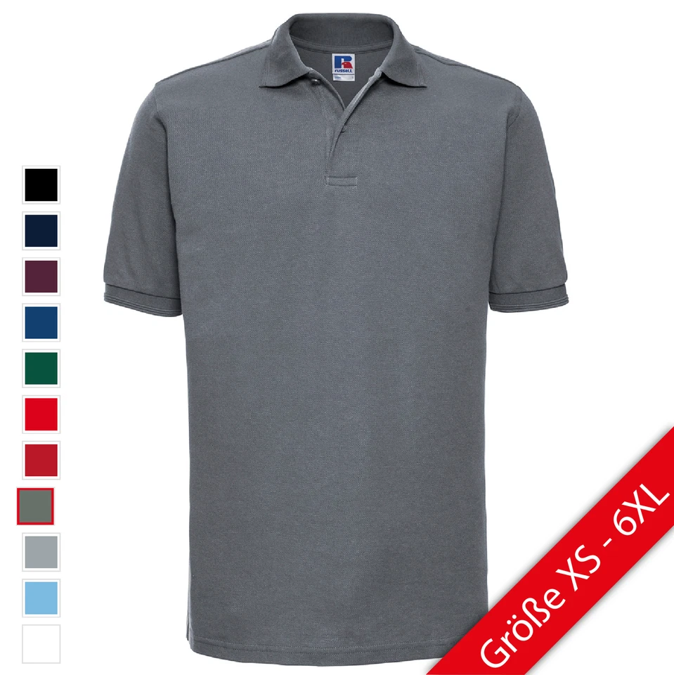 Polo Russell Adults resistente in policotone polo resistente - Immagine 1 di 1