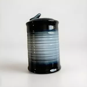 Tin Can Shaped Ceramic Sealable Jar Container - Picture 1 of 7