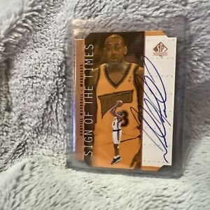 1998-99 SP Authentic Sign of the Times Bronze Donyell Marshall #DM Autograph