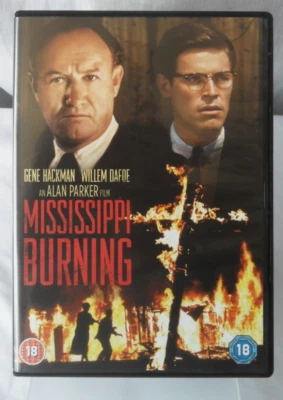 Mississippi Burning. PAL R2 DVD CERT 18 USED. Gene Hackman & Willem Dafoe. - Image 1 of 4
