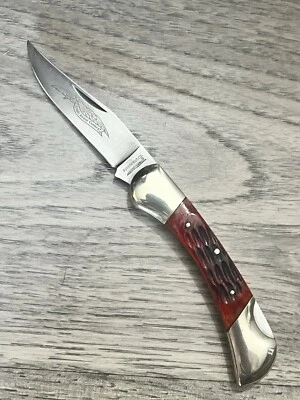 老式PARKER CUTLERY锁背折叠口袋刀日本制造 — 第 1/4 张图片