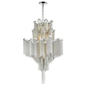 CWI Lighting Daisy 16 Light Down Chandelier, Chrome - 5650P24C-12L - Picture 1 of 10