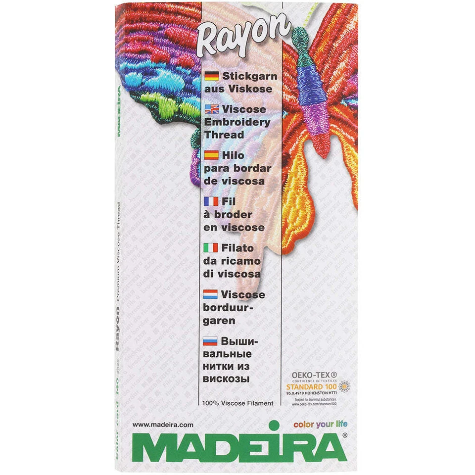 Madeira Rayon Color Card - Image 1 of 1