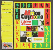PANINI SET COMPLETO STICKERS COUPE D'AFRIQUE AFRICA CUP 2008 +VUOTO ALBUM VIDE