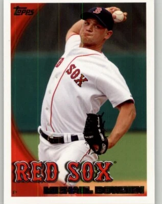 2010 Topps Michael Bowden #499 Boston Red Sox - Image 1 of 2