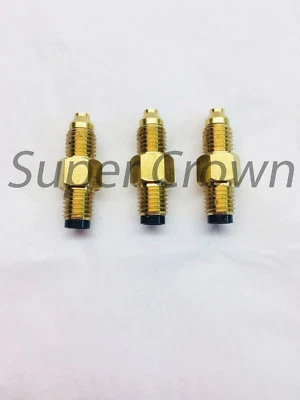 SUPER CROWN Bijur B2496 One-Way Lube Brass Metering Check Valve 5/32" Tube Set of 3 x FJB 1