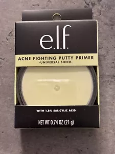 E.L.F. ACNE FIGHTING PUTTY PRIMER Universal SHEER W/ 1.8% SALICYLIC ACID - Picture 1 of 2