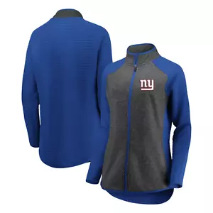 NFL New York Giants Mujer Cremallera Polar Sudadera Chaqueta Talla Mediana - Imagen 1 de 3
