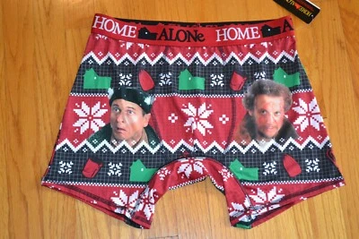 Calzoncillo boxer solo en casa Navidad/Vacaciones para hombre talla pequeña (S) ¡Nuevo con etiqueta! Foto 1 de 4