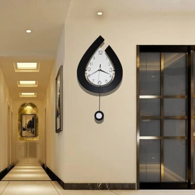 Shunzy -Modern Wall Clocks with Pendulum - Battery Operated - Image 1 of 4