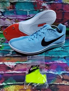 NWOB Nike Track Shoes Rival Distance Light Blue Running DC8725-400 Mens Sz 12 - Picture 1 of 11
