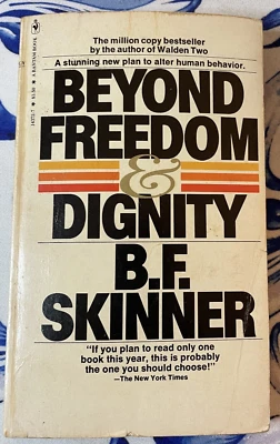 Beyond Freedom & Dignity, B.F. Skinner, Paperback, 1980, Human Behavior, Vintage - Image 1 of 4