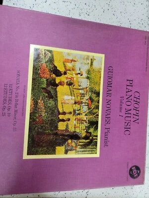 CHOPIN Piano Music-GUIOMAR NOVAES . 3 lp set. Hours of listening enjoyment - Image 1 of 4