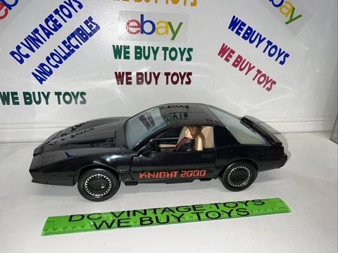 Vintage 1983 Kenner Knight Rider 2000 KITT With Michael Knight Figure 🔥 Cover