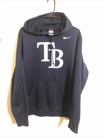 Nike Therma Fit MLB Genuine Merchandise Rays Baseball Hoodie Men Medium M #34 Cover