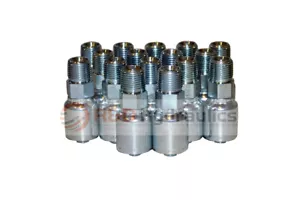Raccordo idraulico a crimpatura | filo tubo maschio 1/2"" x 1/2"" barba tubo | E203 | 16 PK - Foto 1 di 5