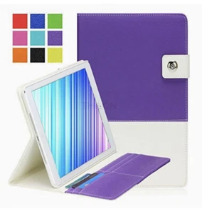 Thilon Hybrid PU leather iPad Case with Card Slots Apple IPad 2, 3, 4 Purple - Bild 1 von 6