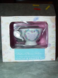 Teetasse & Untertasse Set Helen Steiner Reis Valentinstag Muttertag - Bild 1 von 8