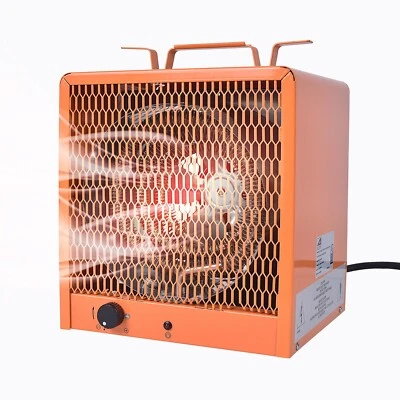 4800 Вт электрический обогреватель гараж принудительный вентилятор горячего воздуха портативный для офиса дома - Изображение 1 из 4