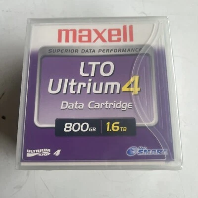 NEW Sealed Maxell LTO Ultrium 4 Data Tape Cartridge 800GB /1.6TB - Image 1 of 2