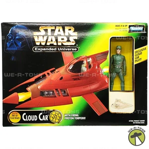 Star Wars POTF Expanded Universe Cloud Car with Exclusive Pilot Action Figure - Picture 1 of 3