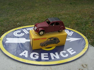 1/43 METAL DINKY TOYS CITROEN 2 CV Bordeaux 24 T Réedition DE AGOSTINI - Imagen 1 de 4