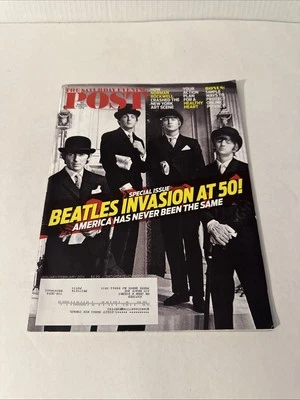 SATURDAY EVENING POST MAGAZINE SPECIAL ISSUE BEATLES INVASION AT 50 ! - Image 1 of 3