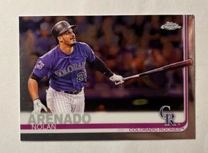 Nolan Arenado 2019 Topps Chrome Refractor #124 Colorado Rockies - Picture 1 of 2