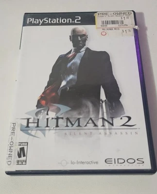 CIB HIT MAN 2 SILENT ASSASSIN SONY PLAYSTATION 2 PS2 VIDEO GAME COMPLETE - Image 1 of 4