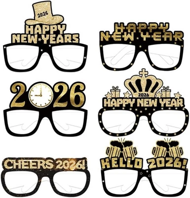 Happy New Year’s Eve Glasses 2026 - Pack Of 12 | Party... - Image 1 of 4