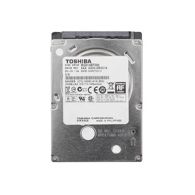 Toshiba 500GB MQ01ABF050 5400RPM SATA 2.5" Laptop HDD Hard Disk Drive -7mm - Image 1 of 4