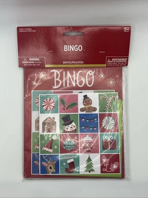 Juego de bingo temático de Navidad 209 piezas/mcx/pzas Foto 1 de 4