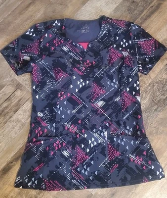Women's Cherokee Infinity Scrub Top Size XS In Excellent Condition  - Image 1 of 4