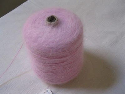 Hochflausch 70% französische Langhaar Angora 350 gr Angorawolle Angoragarn - Bild 1 von 3