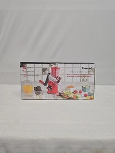 Geedel Rotary Cheese Grater Cheese Shredder 3 In 1 Cheese Grater NIB - Picture 1 of 1