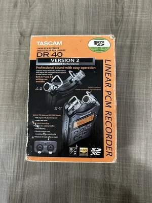 TASCAM DR-40 Linear PCM Recorder Version 2 4 Track NO SD CARD Open Box - Image 1 of 4